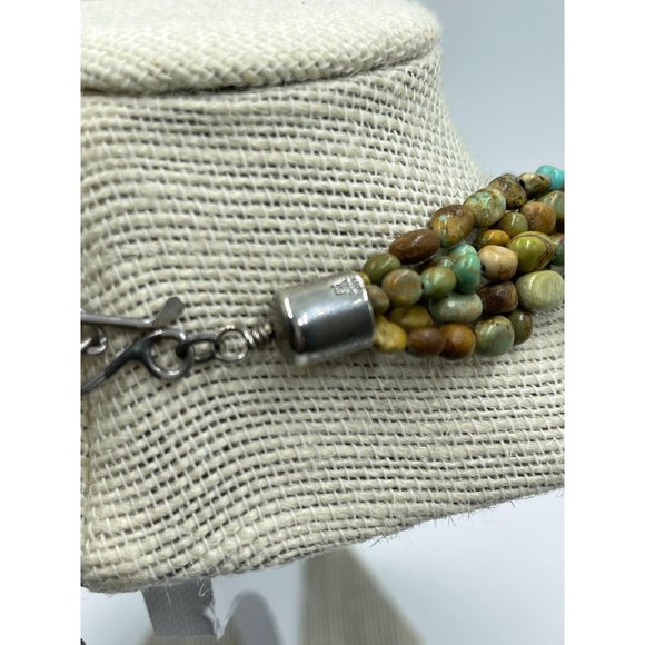 JAY KING 925 Sterling Turquoise Necklace w/ Jasper - Picture 5 of 12